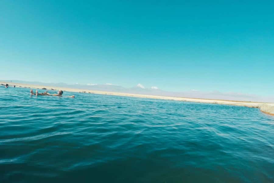 Atacama Desert: Floatation in Laguna Cejar and Sunset - The Ojos del Salar, two freshwater mirrors