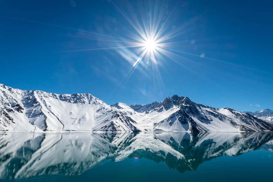 CAJON DEL MAIPO + EL YESO RESERVOIR + PICNIC TOUR - Reaching El Yeso at 2,500 meters