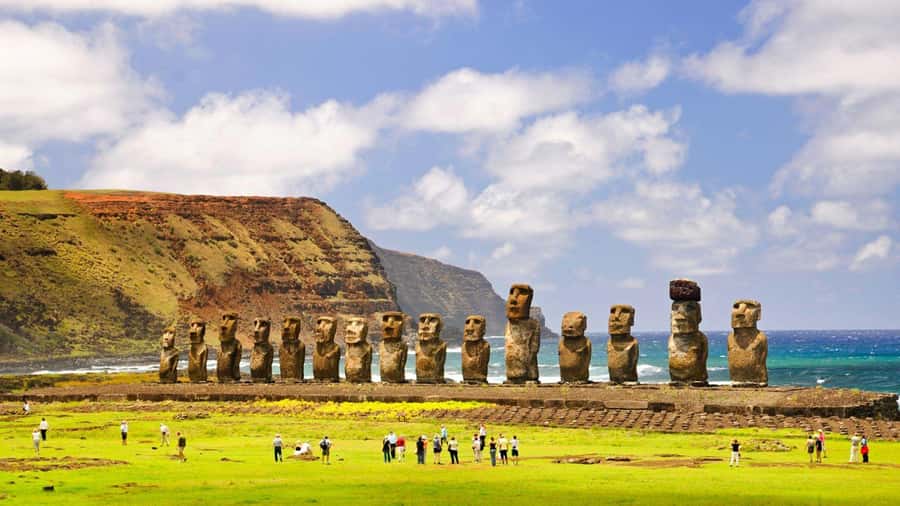 Easter Island: Private Full Day History Of The Moai - Ovahe changes the mood with pink sand