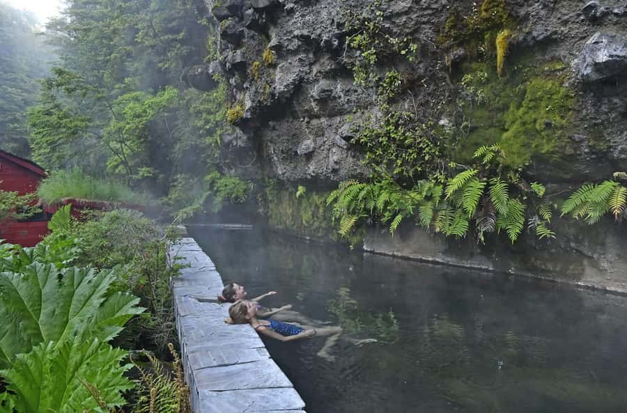 From Pucón: Geometric Hot Springs - Three hours across 16 different pools