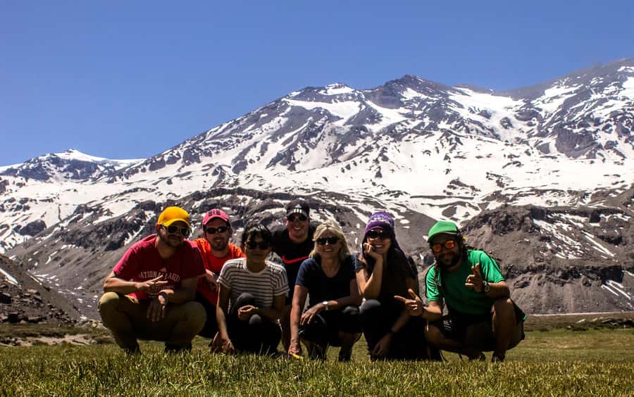 From Santiago: Cajón del Maipo and Volcán San José Hike 8K - The early ride from Santiago to Cajón del Maipo