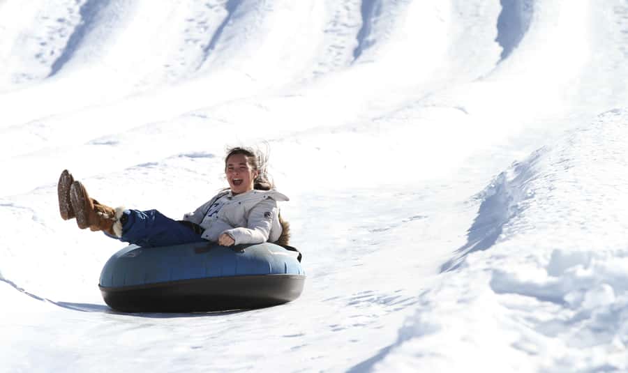 From Santiago: Farellones Park Resort Entry & Ski Classes - Tubing, ziplining, and the busy resort problem