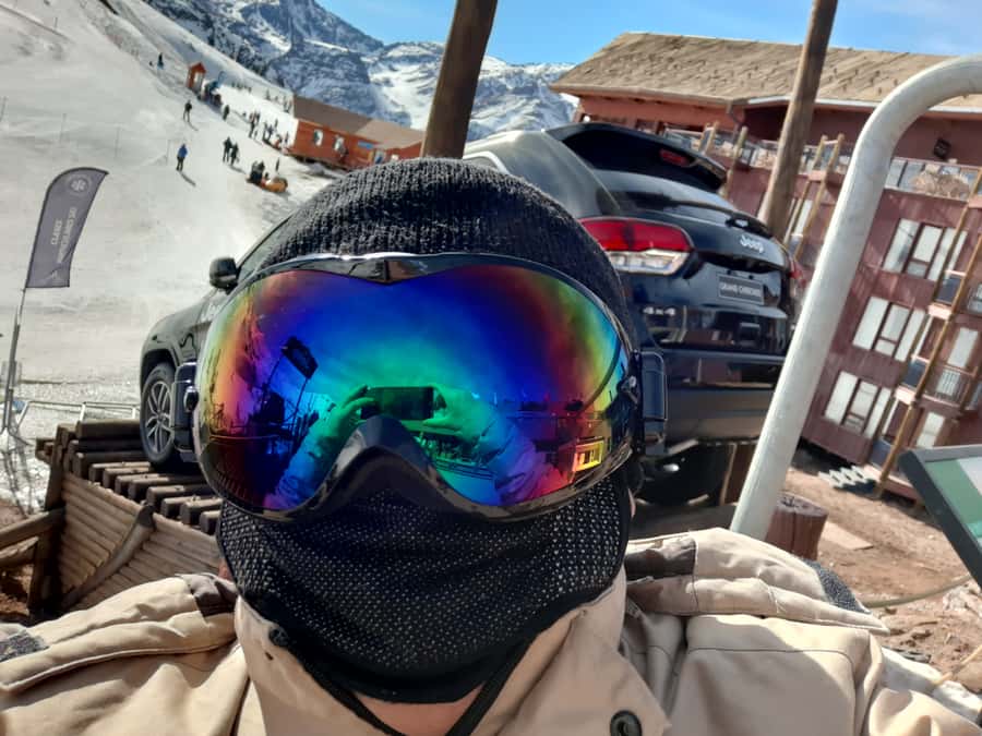 From Santiago: Farellones Park Resort Entry & Ski Classes - Colorado village and the mountain views