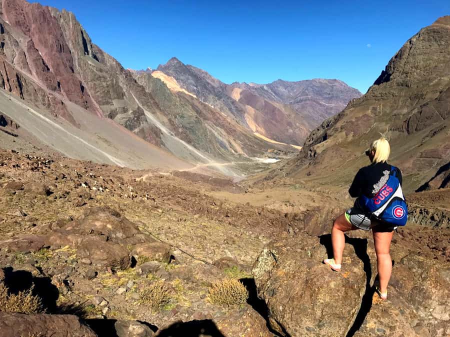 From Santiago: Maipo Canyon Volcano and Hot Spring Tour - Soaking at Baños Colina at 2,500 meters