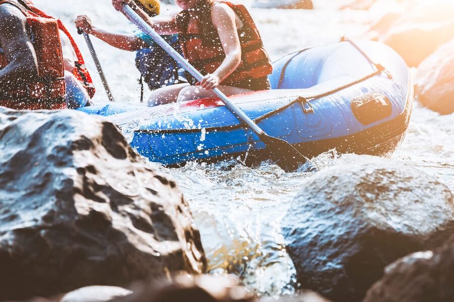 From Santiago: Rafting in the Maipo Canyon - One hour of class 3 and 4 whitewater