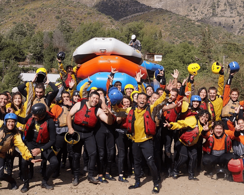 From Santiago: Rafting in the Maipo Canyon - Choosing Santiago transport or meeting locally