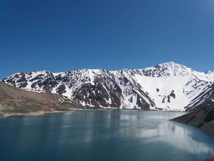 Full day reservoir of the plaster, Cajon del Maipo - Reaching El Yeso Reservoir