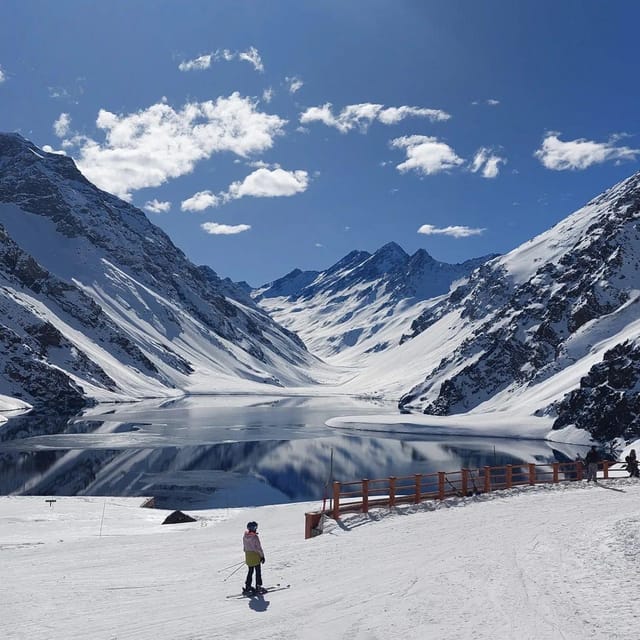 Full day reservoir of the plaster, Cajon del Maipo - Winter closures and backup plans
