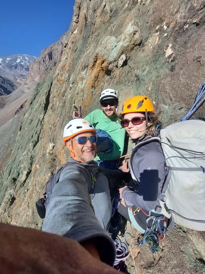 Full-Day Rock Climbing Adventure in the Andes near Santiago - Safety instruction before the first climb