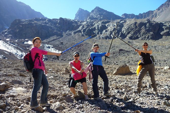 Glacier Hike at El Morado Glacier, from Santiago - Baños Morales and the trailhead at El Morado