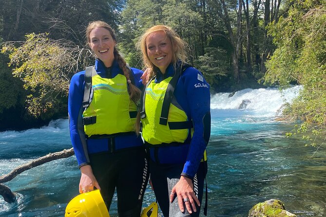 Guided Kayak Trip on Liucura River - Reading the rapids and waves