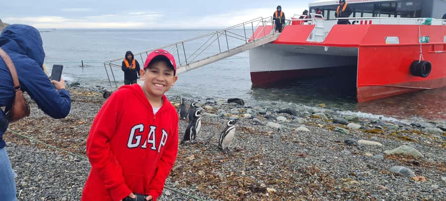 Magdalena Island: Walk with the penguins - The 1902 lighthouse at the end of the path