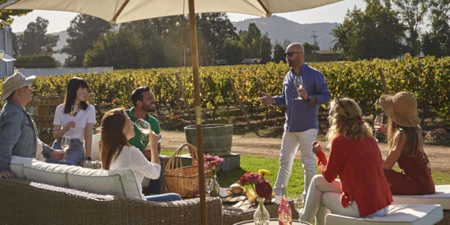 Palmilla: Picnics Tour - Choosing between three MontGras wines