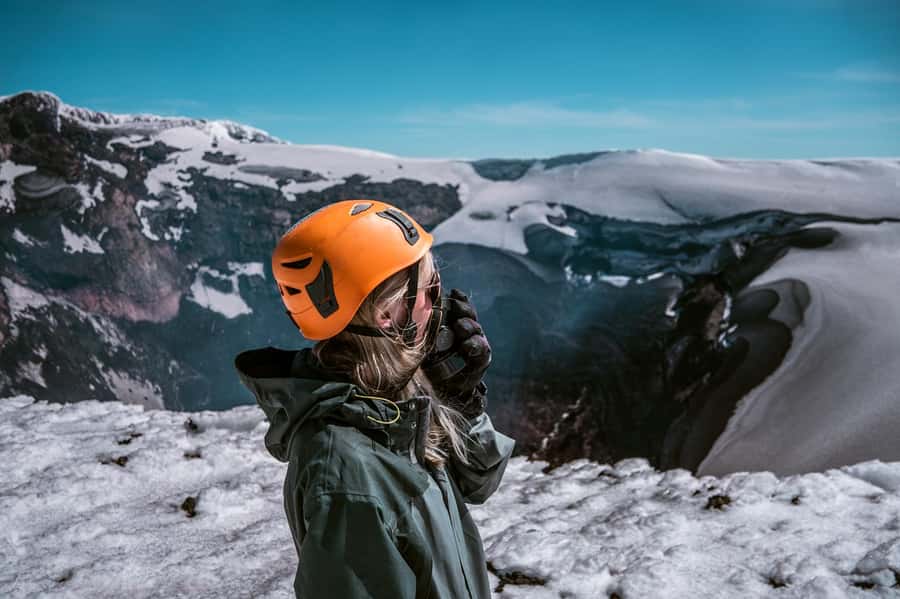 Pucón: Villarrica Volcano Climb - Reaching the 2,847-meter crater