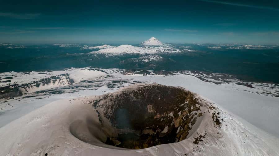 Pucón: Villarrica Volcano Climb - The snow slide descent