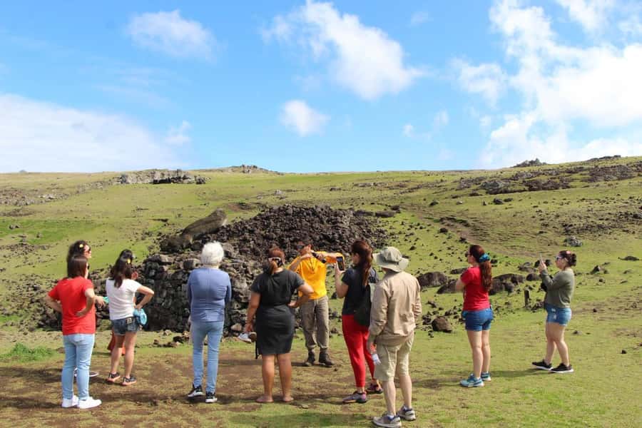 Rapa Nui: 3 Excursions with Hotel Transfers - Ahu Tongariki and the force of 15 moai