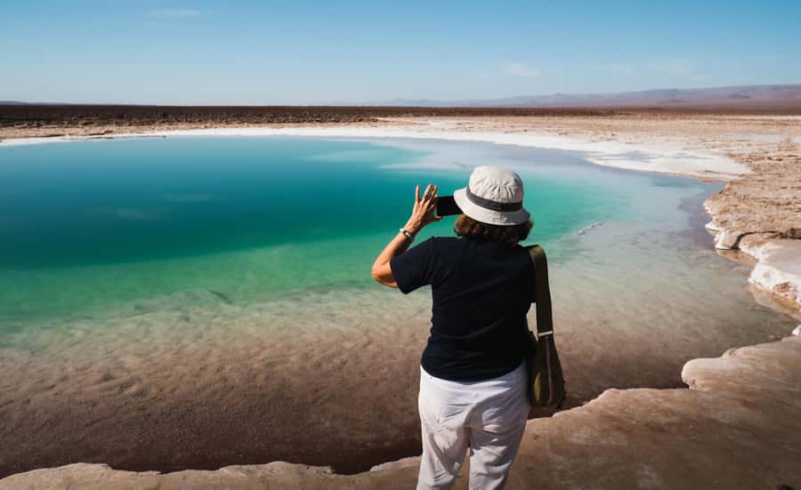 San Pedro Atacama: Baltinache Lagoons - Walking the seven Baltinache Lagoons