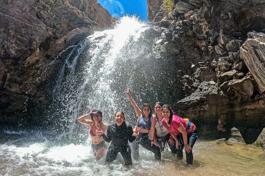 San Pedro de Atacama: Desert Tour with Canyoning & Trekking - Canyon views, hidden water, and the waterfall beach