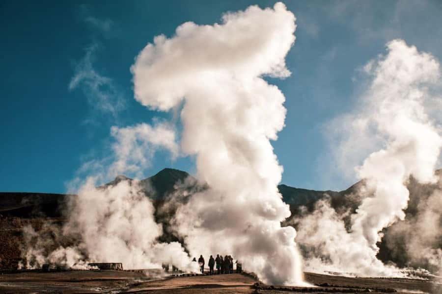 San Pedro de Atacama: Geysers del Tatio - Sunrise among more than 80 geysers