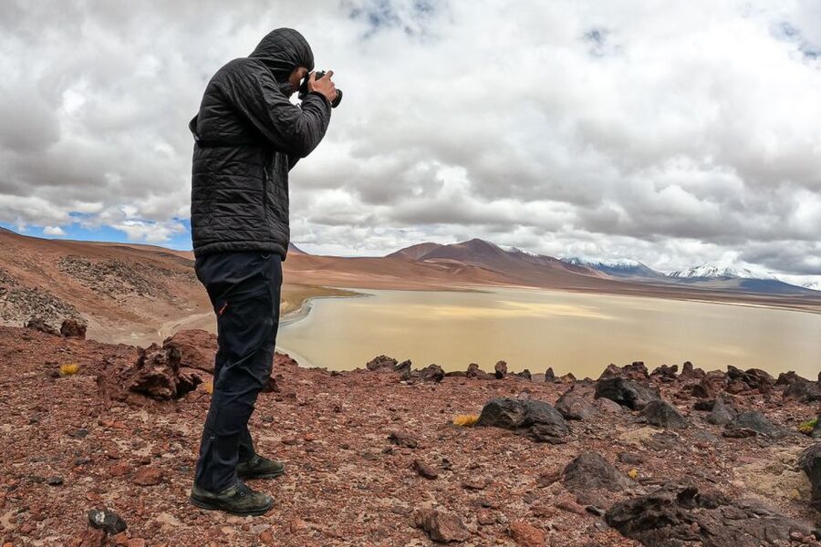 San Pedro de Atacama: Láscar Volcano Summit Hiking Day Trip - Helmet, walking stick, and the safety briefing