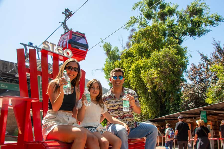Santiago: 1-Day Hop-On Hop-Off Bus and Cable Car Ticket - The Funicular connects Bellavista with the hill