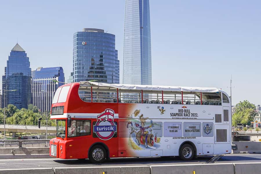 Santiago: 1-Day Hop-On Hop-Off Bus and Cable Car Ticket - Bicentenario Park offers a calmer stop