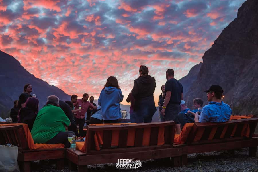 Santiago: Cajón del Maipo Hot Springs & Chilean Barbecue - The Veil of the Bride Waterfall