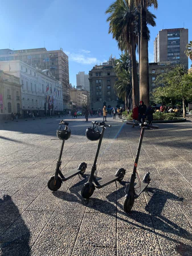 Santiago: Electric Scooter City Tour with Lunch - Starting on the Alameda at Av. Ejército Libertador