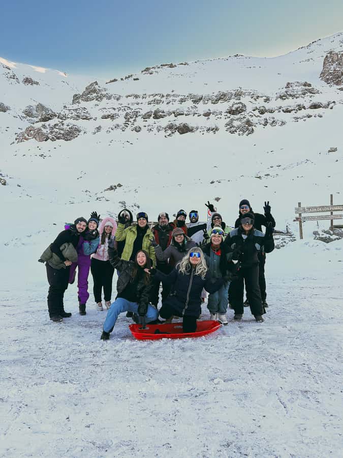 Santiago: Panoramic Snow Tour in Farellones Region. - Lomas del Viento offers the first big view