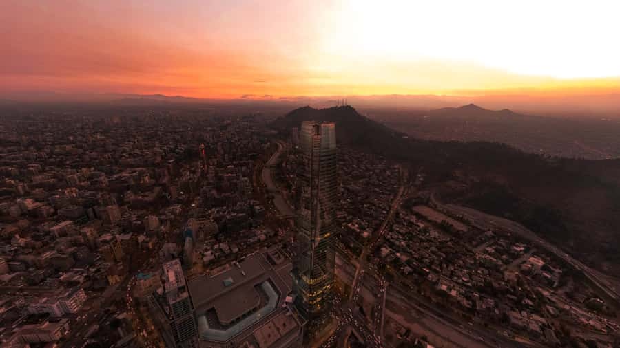 Santiago Sunset: Places where you will see the best sunsets - A 30-minute guided look at Santiago
