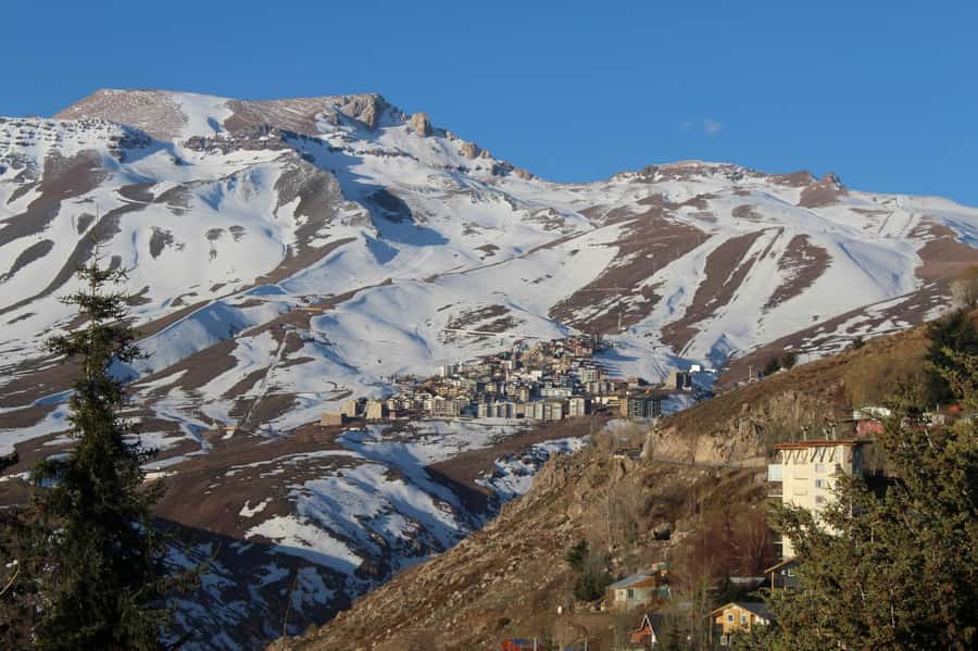 Sunset over the Andes Mountains - Sunset and a glass of wine at La Cornisa Lodge
