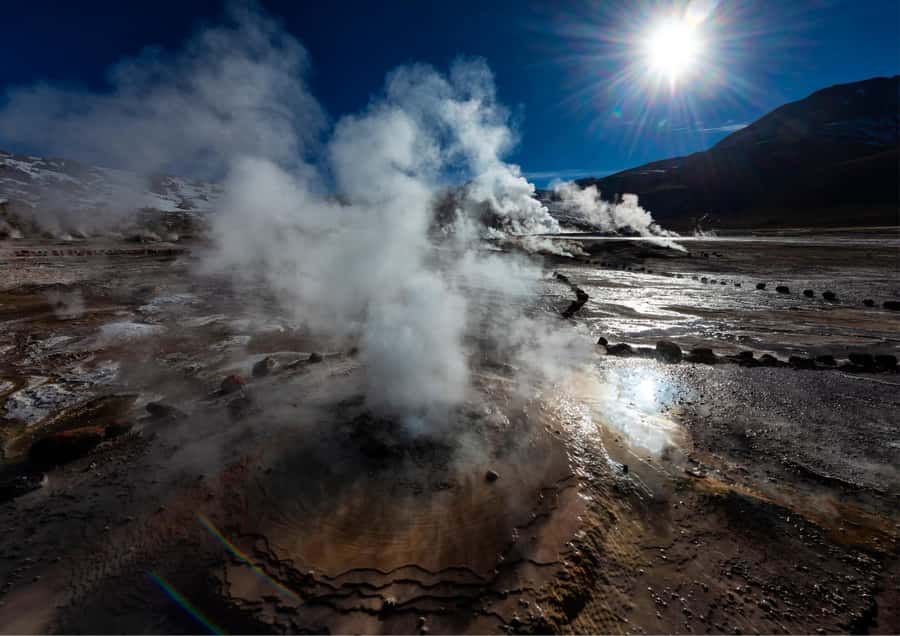 Tatio Gayser - Tour : San Pedro de Atacama - Chile - The cold and altitude deserve serious attention