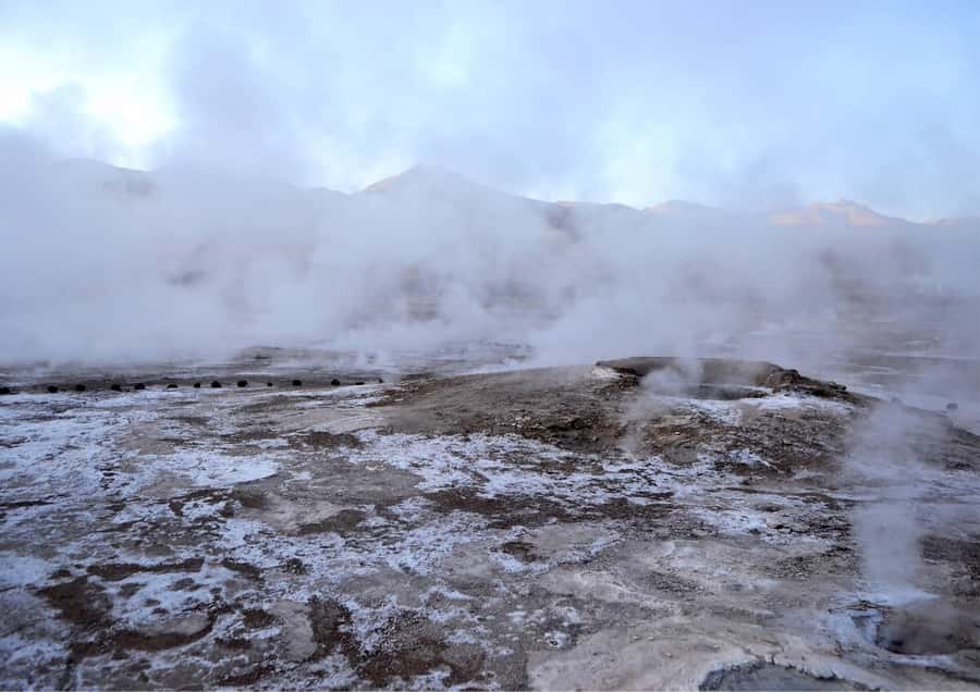Tatio Gayser - Tour : San Pedro de Atacama - Chile - Four hours among active geothermal vents