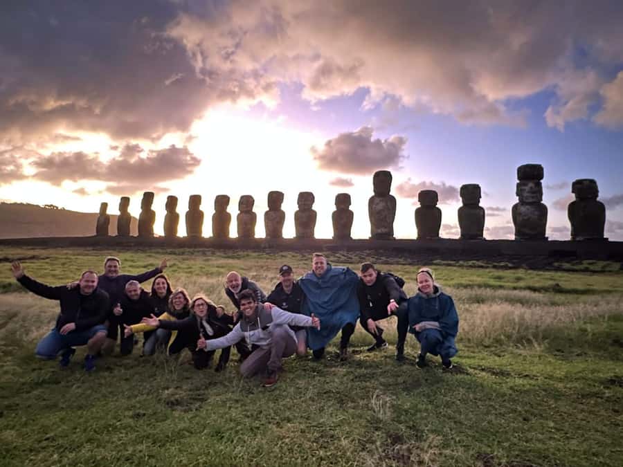 Tongariki Sunrise: Half Day Private Tour - Ahu Tongariki before sunrise
