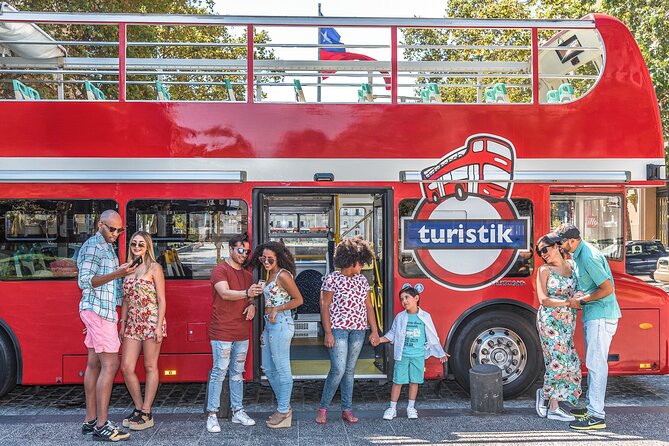 Tourist bus around Santiago for a day - Start at Parque Arauco and Bicentennial Park