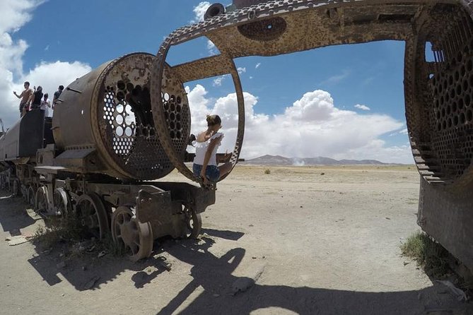 Uyuni Salt Flats 4-days tour from Atacama> private room available - Day two: volcanic rock, black water, and highland wetlands