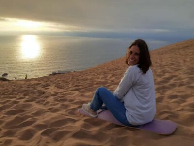 Sandboarding and Sunset in Concon Sand Dunes