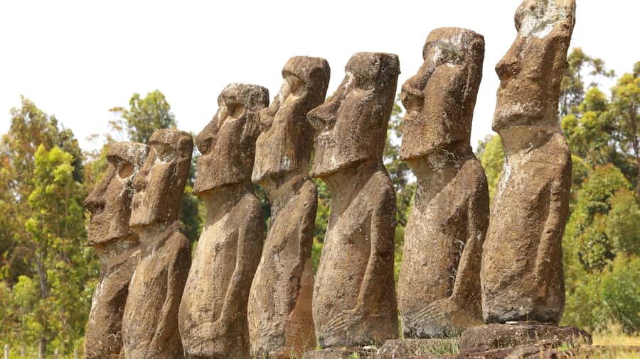 Volcanic Refuges: Excursion to Underground Civilization - Ahu Akivi brings the moai into the route